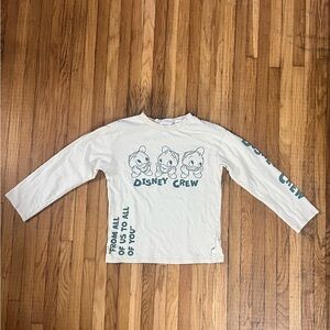 Disney Crew 8/10 Long Sleeve Shirt - Cream